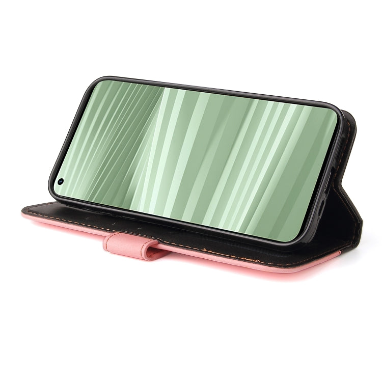 For OPPO Realme GT2 Pro Stitching-Color PU Leather Phone Case