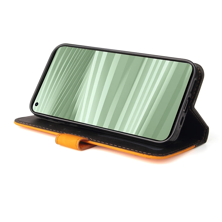 For OPPO Realme GT2 Pro Stitching-Color PU Leather Phone Case