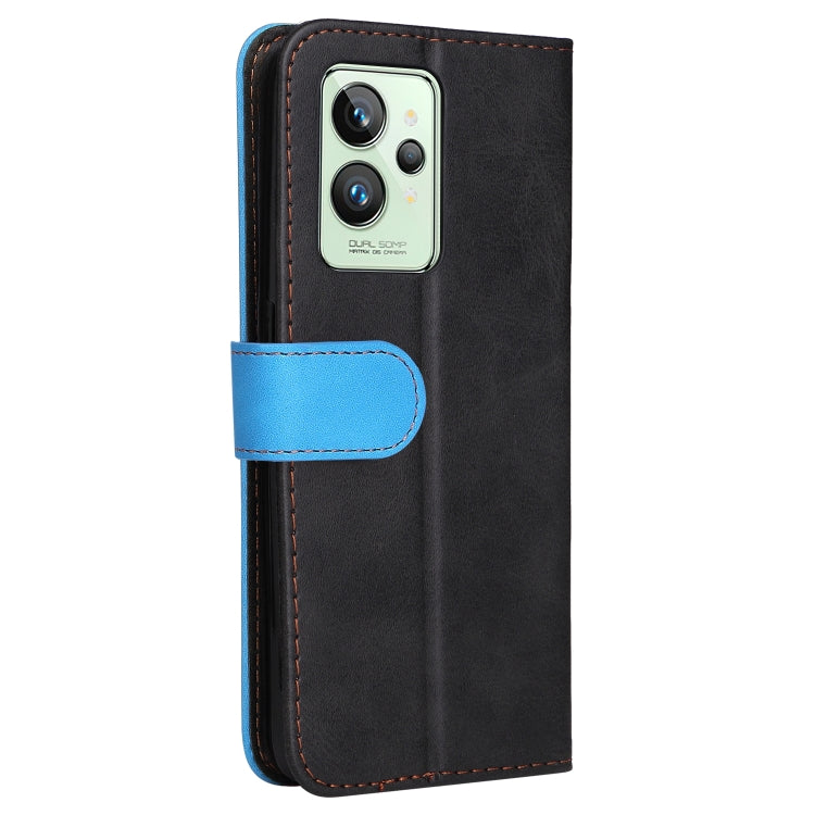 For OPPO Realme GT2 Pro Stitching-Color PU Leather Phone Case