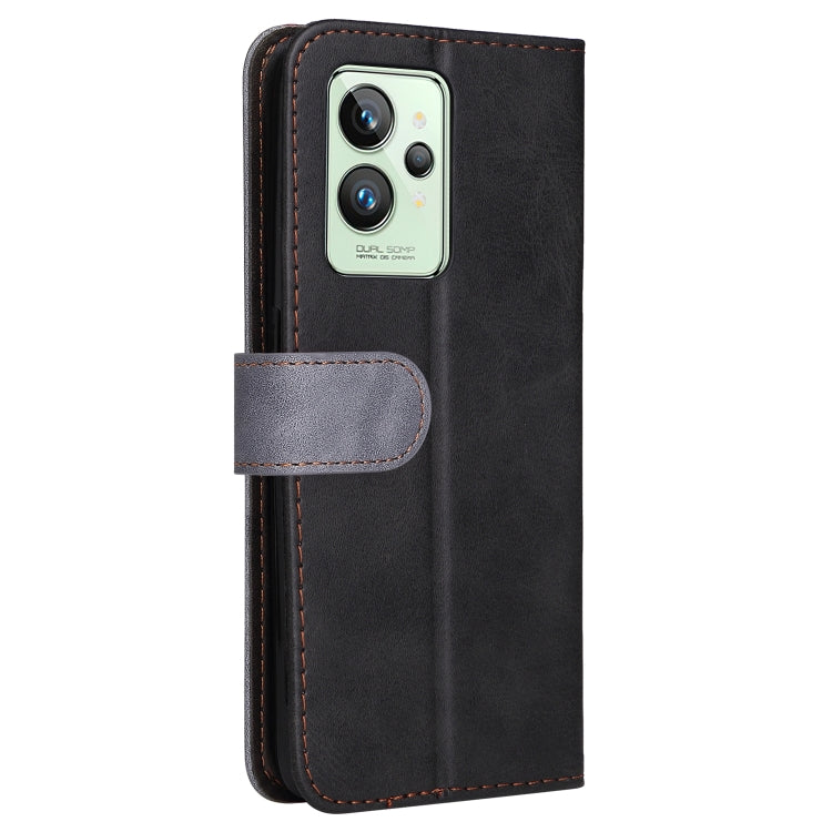 For OPPO Realme GT2 Pro Stitching-Color PU Leather Phone Case