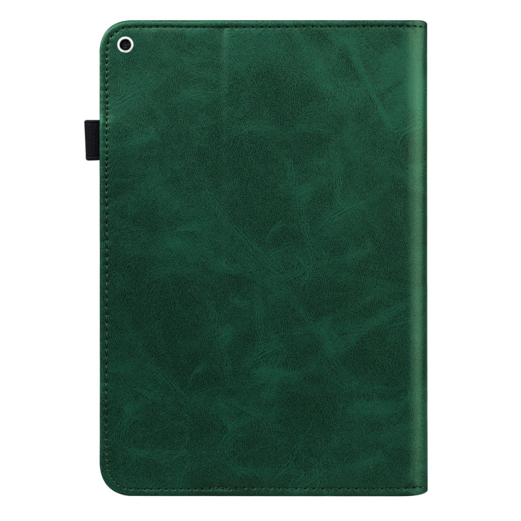 Solid Color Embossed Striped Smart Leather Case For iPad 5 / 6 / 7 / 8 2017