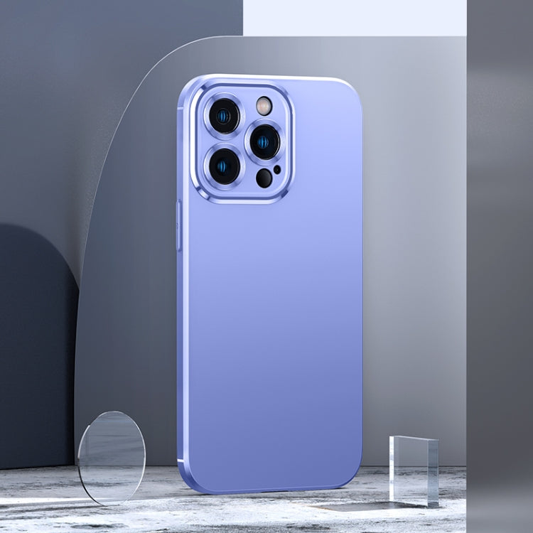 For iPhone 13 Pro Max Metal Lens Liquid Silicone Phone Case