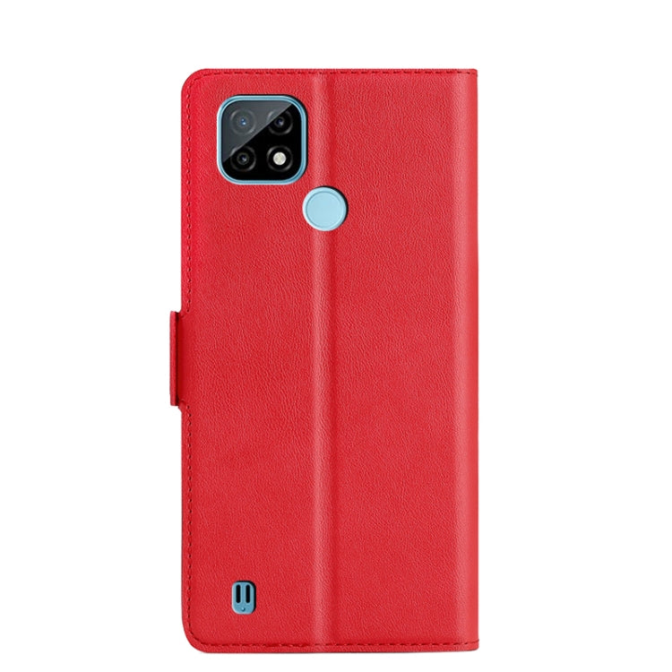 For OPPO Realme C21 Ultra-thin Voltage Side Buckle PU + TPU Leather Phone Case