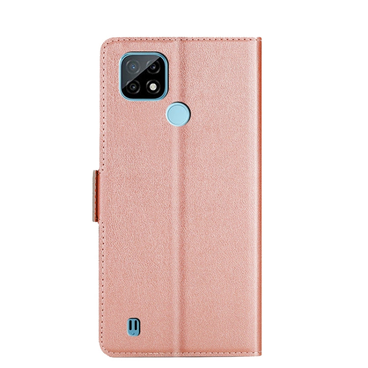For OPPO Realme C21 Ultra-thin Voltage Side Buckle PU + TPU Leather Phone Case