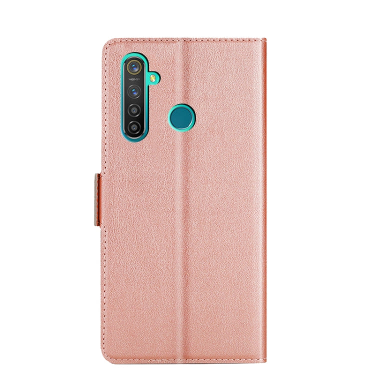 For OPPO K5 / Realme XT / X2 Ultra-thin Voltage Side Buckle PU + TPU Leather Phone Case
