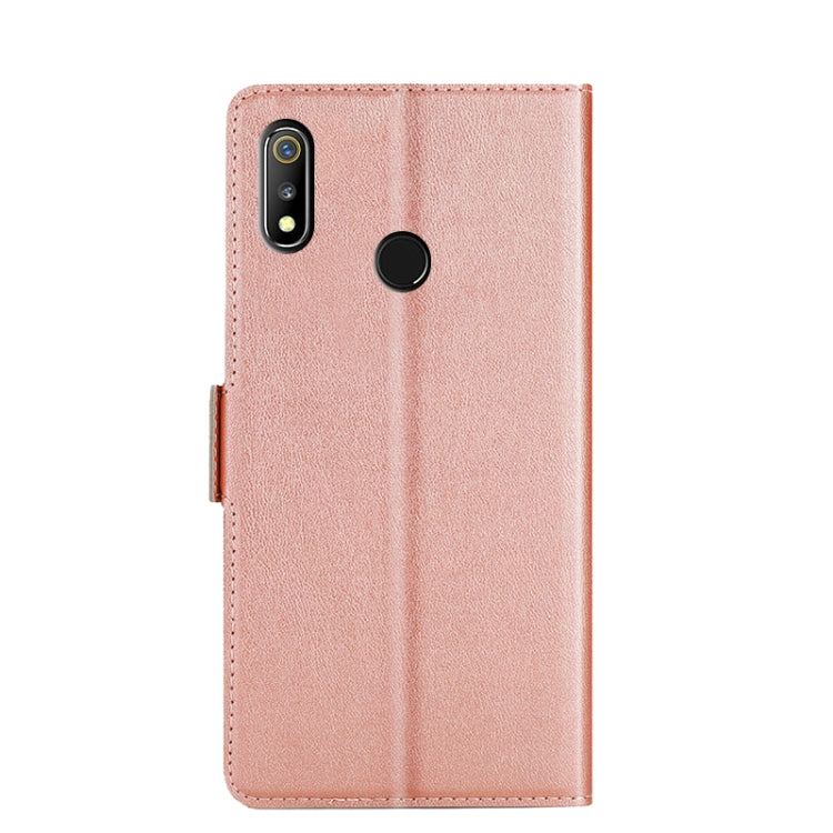 For OPPO Realme 3 Ultra-thin Voltage Side Buckle PU + TPU Leather Phone Case