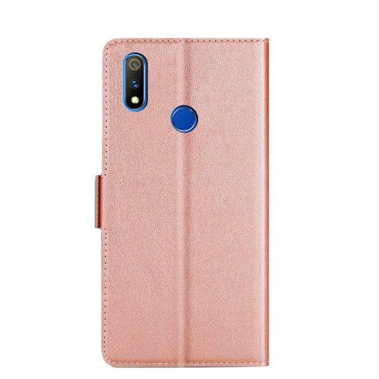 For OPPO Realme 3 Pro Ultra-thin Voltage Side Buckle PU + TPU Leather Phone Case
