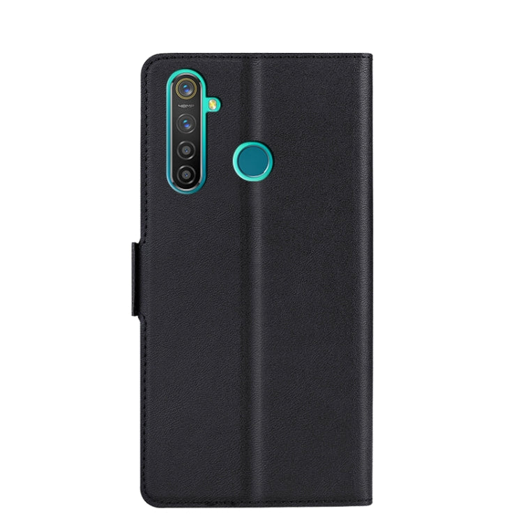 For OPPO Realme 5 Pro Ultra-thin Voltage Side Buckle PU + TPU Leather Phone Case