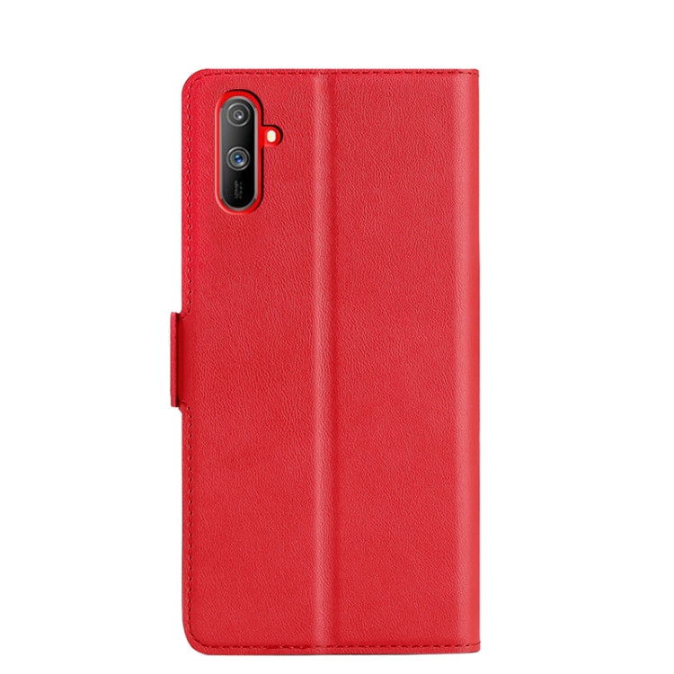 For OPPO Realme C3 without Fingerprint / C3i Ultra-thin Voltage Side Buckle PU + TPU Leather Phone Case