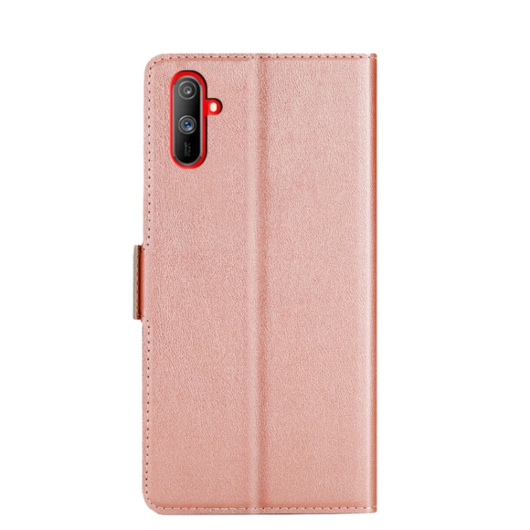 For OPPO Realme C3 without Fingerprint / C3i Ultra-thin Voltage Side Buckle PU + TPU Leather Phone Case