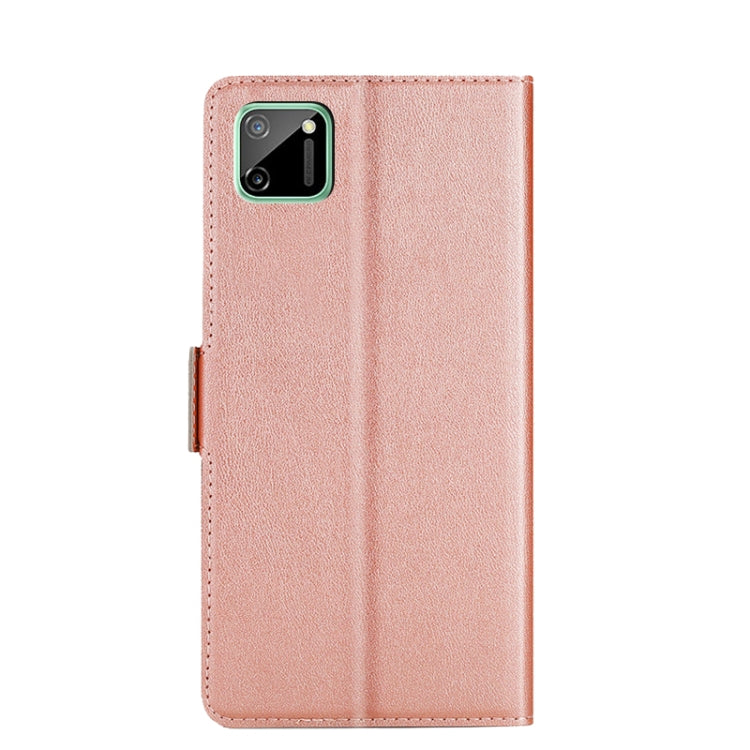 For OPPO Realme C11 Ultra-thin Voltage Side Buckle PU + TPU Leather Phone Case