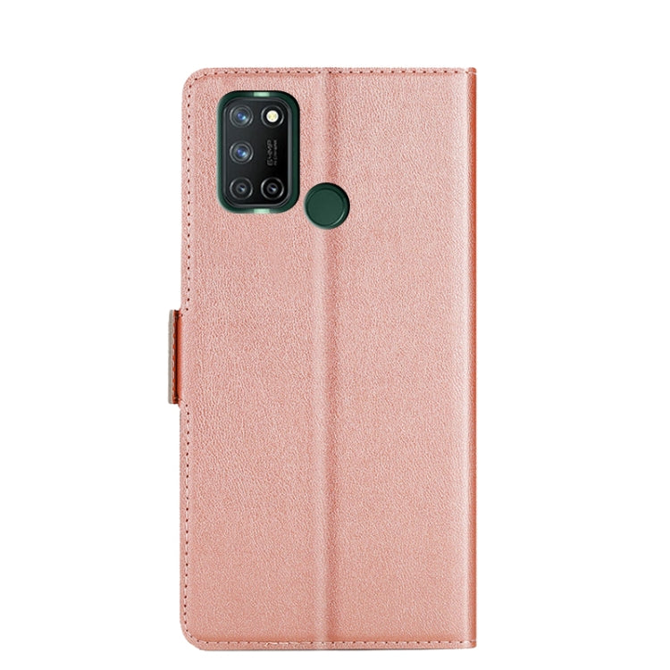 For OPPO Realme C17 / 7i Ultra-thin Voltage Side Buckle PU + TPU Leather Phone Case