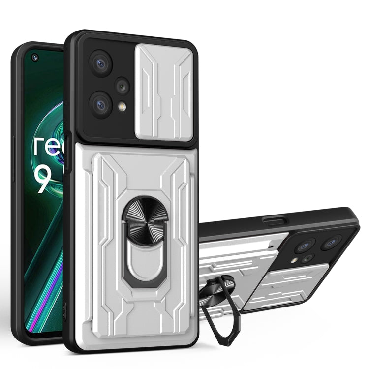 For OPPO Realme 9 Pro Sliding Camshield Card Phone Case