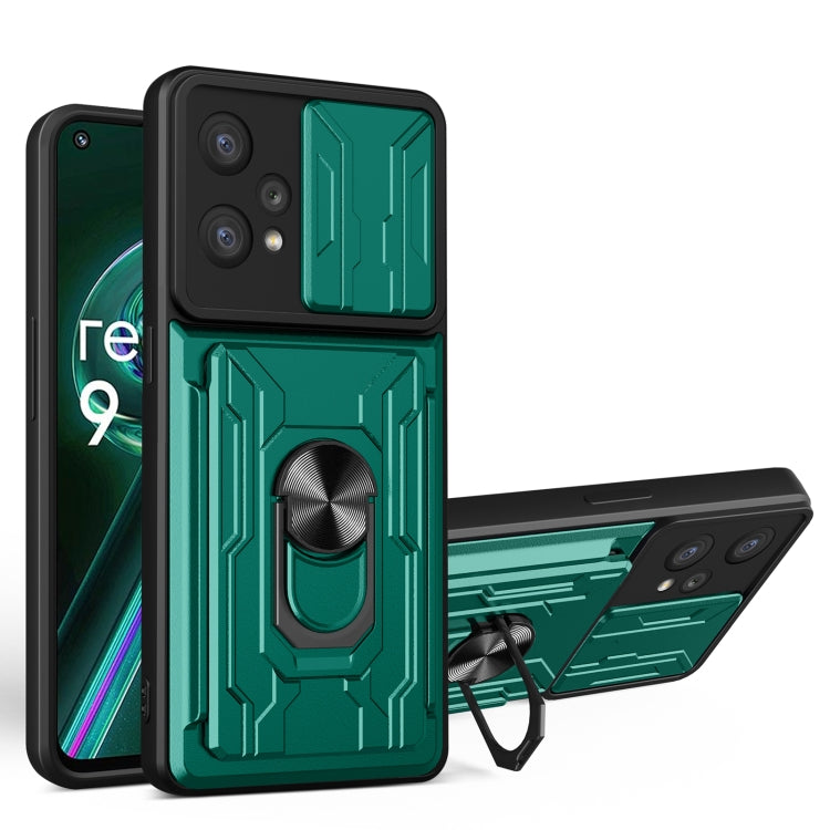 For OPPO Realme 9 Pro+ Sliding Camshield Card Phone Case