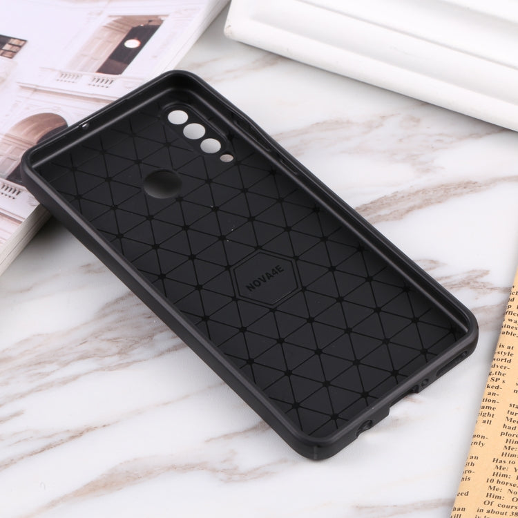 For Huawei P30 Lite Litchi Texture Sliding Camshield TPU Phone Case