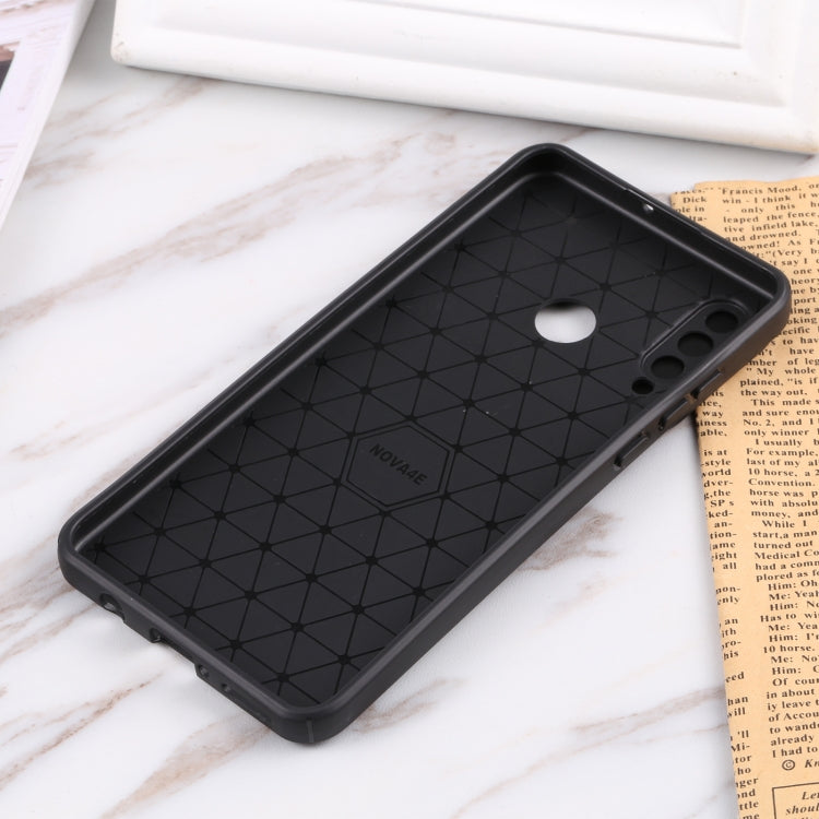 For Huawei P30 Lite Litchi Texture Sliding Camshield TPU Phone Case