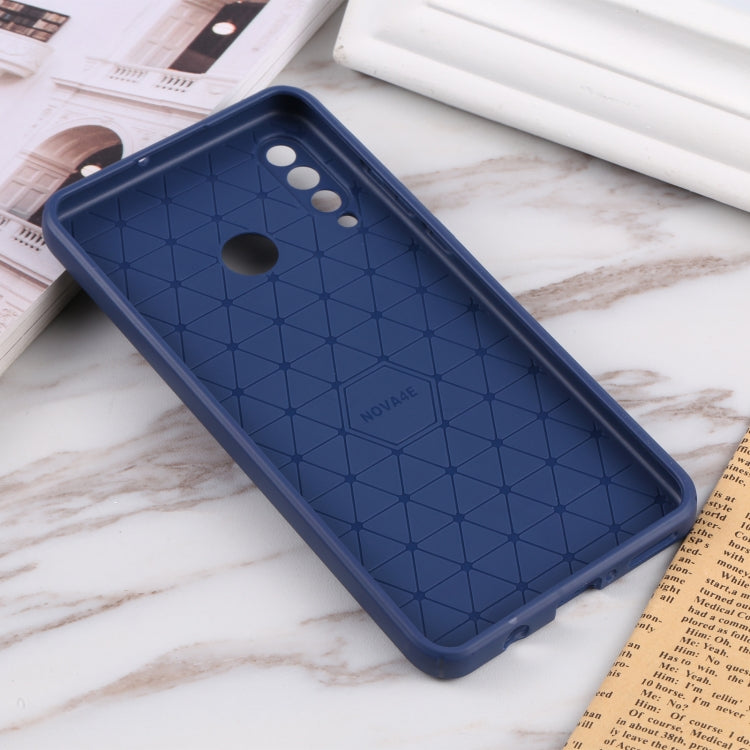 For Huawei P30 Lite Litchi Texture Sliding Camshield TPU Phone Case