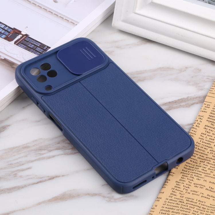 For Huawei P40 Lite / nova 7i Litchi Texture Sliding Camshield TPU Phone Case