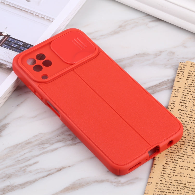 For Huawei P40 Lite / nova 7i Litchi Texture Sliding Camshield TPU Phone Case