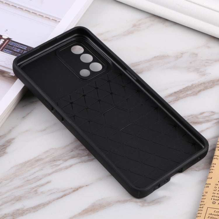 For OPPO A74 4G / F19 Litchi Texture Sliding Camshield TPU Phone Case