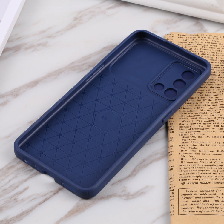 For OPPO A74 4G / F19 Litchi Texture Sliding Camshield TPU Phone Case