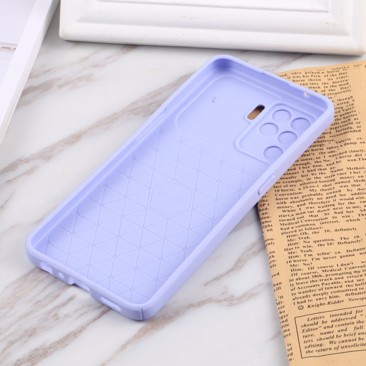 For OPPO A94 4G / Reno5 F / Reno5 Lite / F19 Litchi Texture Sliding Camshield TPU Phone Case