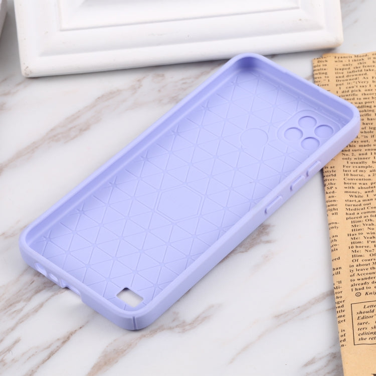 For OPPO Realme C11 / C20 Litchi Texture Sliding Camshield TPU Phone Case