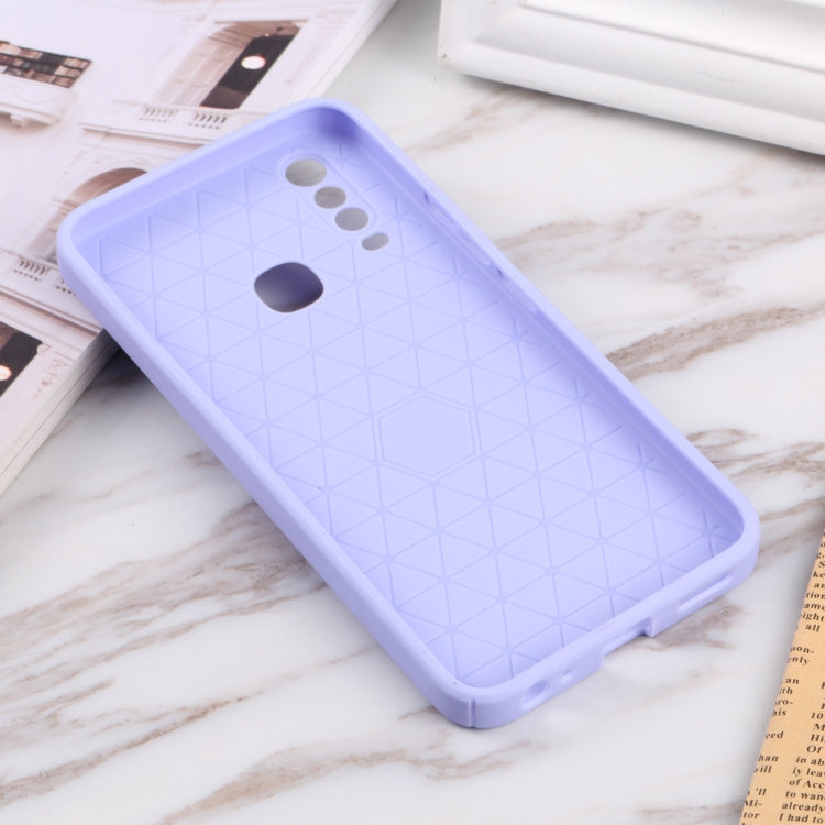For vivo Y17 Litchi Texture Sliding Camshield TPU Phone Case