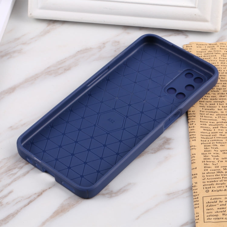 For Samsung Galaxy A52 5G / 4G Litchi Texture Sliding Camshield TPU Phone Case