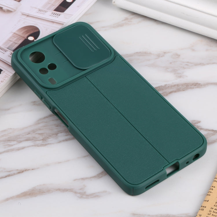 For vivo Y31 2021 / Y20i / Y20s / Y11s / Y12s Litchi Texture Sliding Camshield TPU Phone Case
