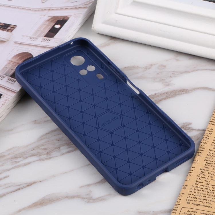 For vivo Y31 2021 / Y20i / Y20s / Y11s / Y12s Litchi Texture Sliding Camshield TPU Phone Case