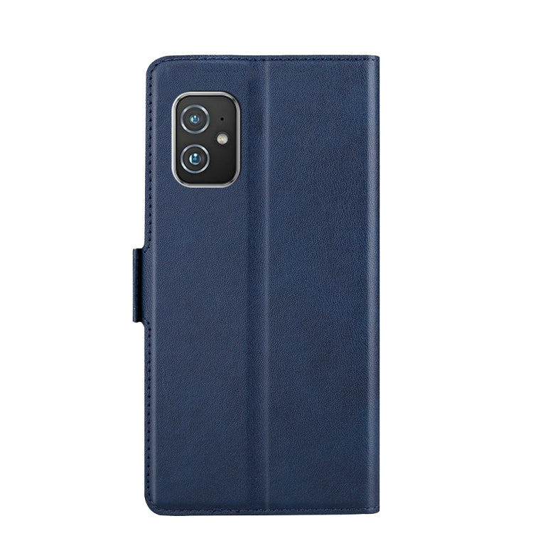 For Asus Zenfone 8 ZS590KS Ultra-thin Voltage Side Buckle PU + TPU Leather Phone Case