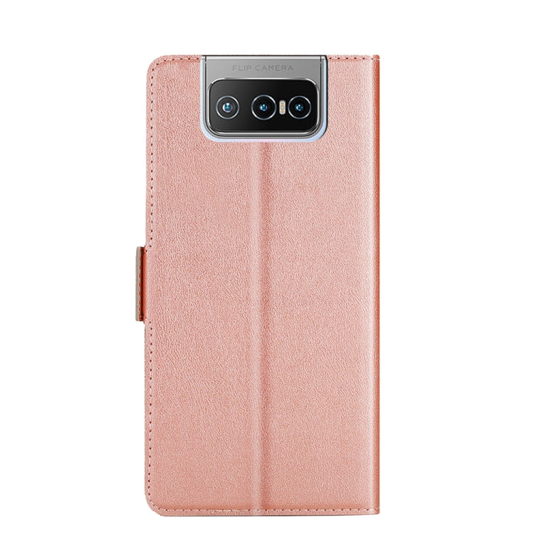 For Asus Zenfone 7 ZS670KS / 7 Pro ZS671KS Ultra-thin Voltage Side Buckle PU + TPU Leather Phone Case