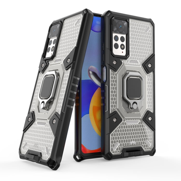 For Xiaomi Redmi Note 11 Pro 5G / 4G Global Space PC+TPU Shockproof Phone Case with Ring Holder