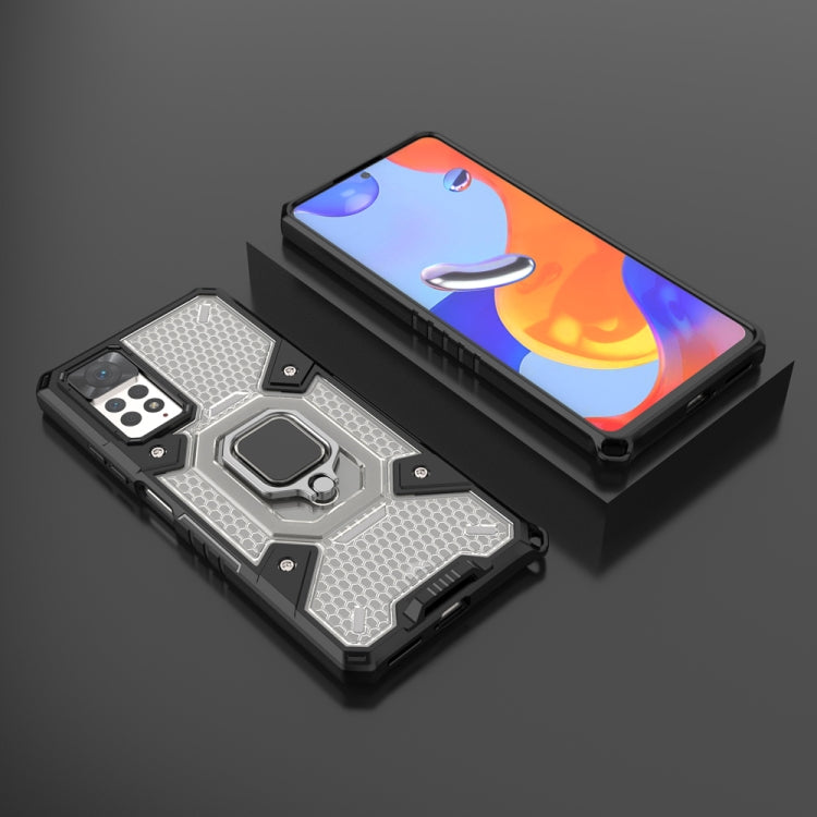 For Xiaomi Redmi Note 11 Pro 5G / 4G Global Space PC+TPU Shockproof Phone Case with Ring Holder