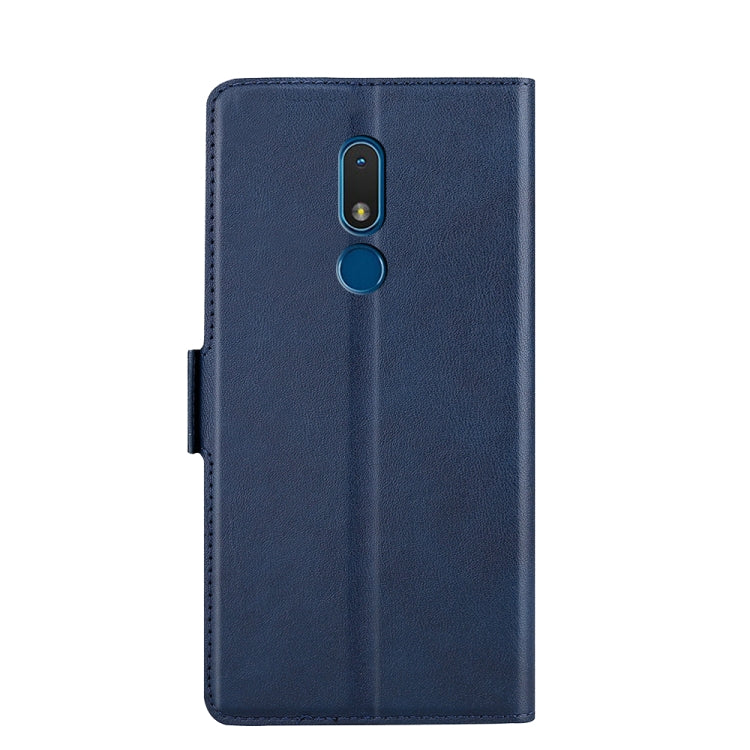 For Nokia C3 Ultra-thin Voltage Side Buckle PU + TPU Leather Phone Case