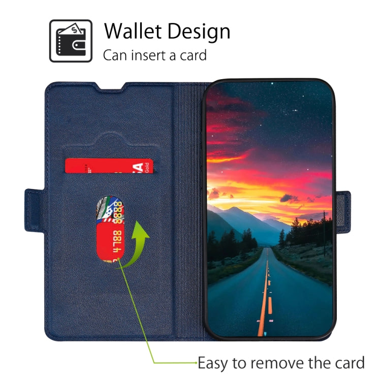 For Nokia C3 Ultra-thin Voltage Side Buckle PU + TPU Leather Phone Case