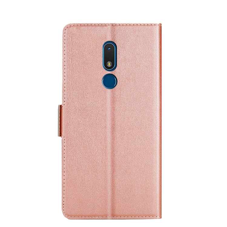 For Nokia C3 Ultra-thin Voltage Side Buckle PU + TPU Leather Phone Case