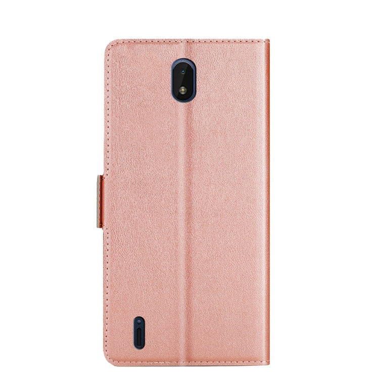 For Nokia C01 Plus / C1 2nd Editon Ultra-thin Voltage Side Buckle PU + TPU Leather Phone Case