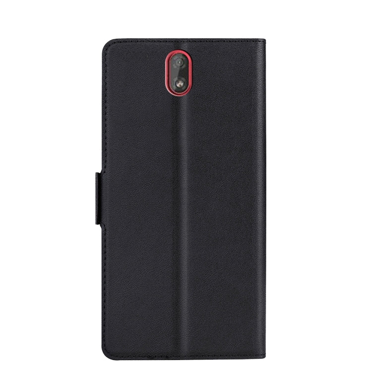 For Nokia C1 Ultra-thin Voltage Side Buckle PU + TPU Leather Phone Case