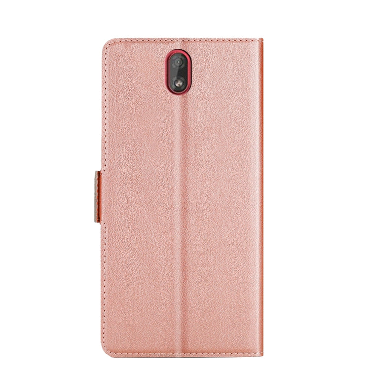 For Nokia C1 Ultra-thin Voltage Side Buckle PU + TPU Leather Phone Case