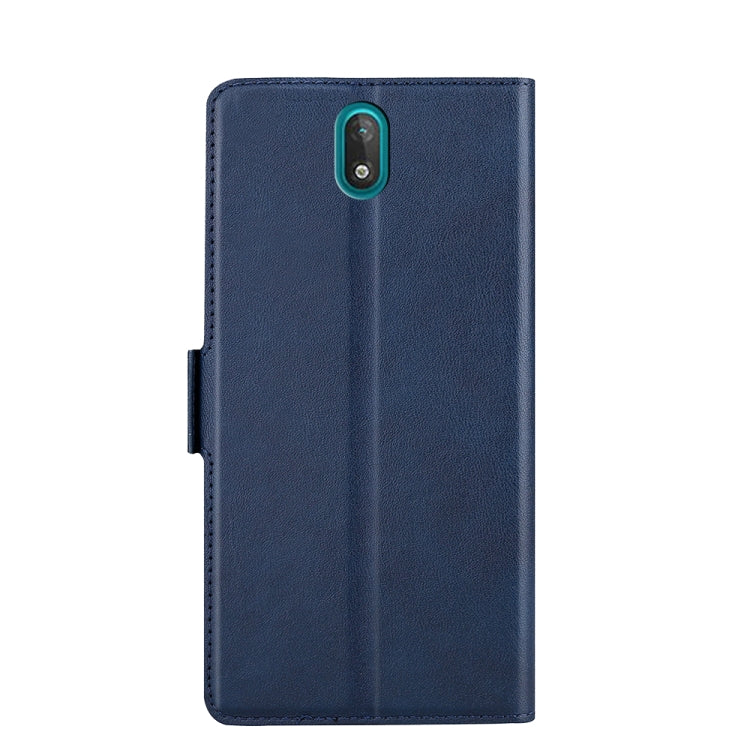 For Nokia C2 Ultra-thin Voltage Side Buckle PU + TPU Leather Phone Case