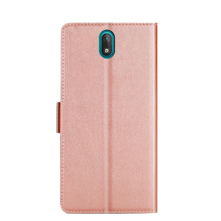 For Nokia C2 Ultra-thin Voltage Side Buckle PU + TPU Leather Phone Case