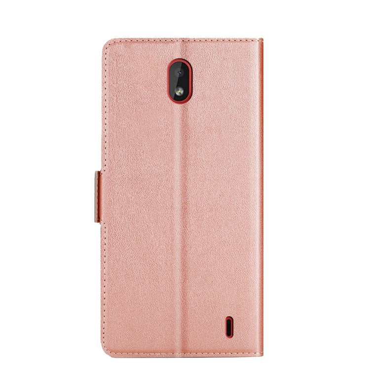 For Nokia 1 Plus Ultra-thin Voltage Side Buckle PU + TPU Leather Phone Case
