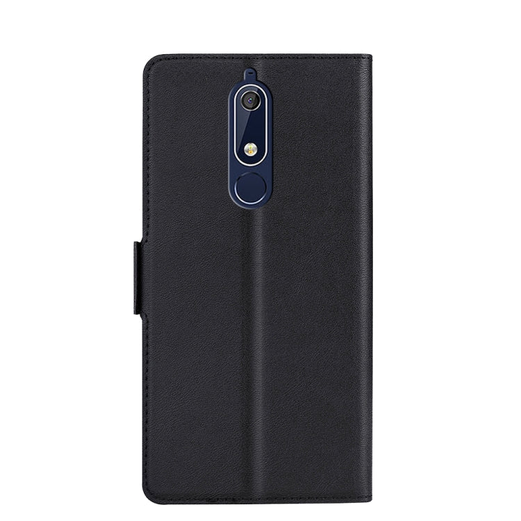 For Nokia 5.1 Ultra-thin Voltage Side Buckle PU + TPU Leather Phone Case