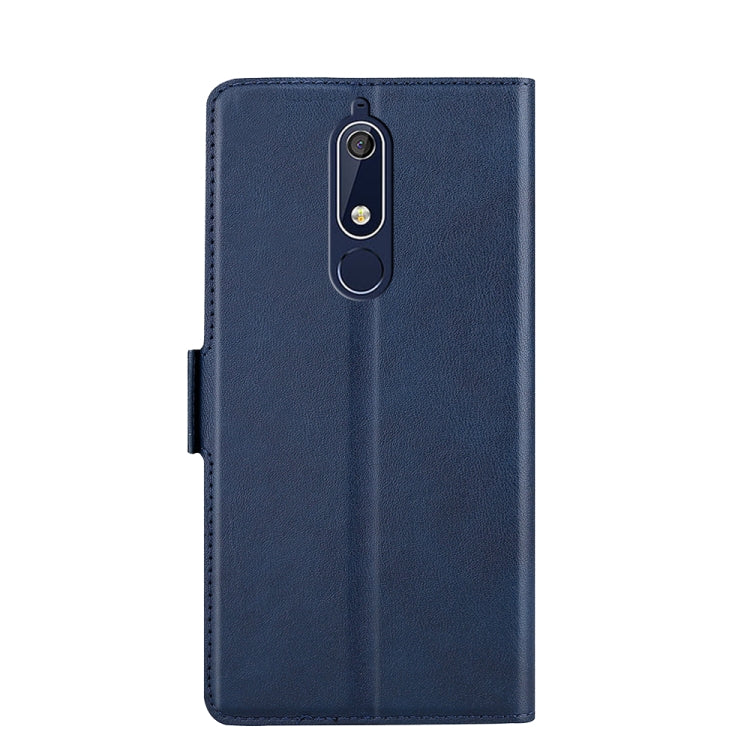 For Nokia 5.1 Ultra-thin Voltage Side Buckle PU + TPU Leather Phone Case