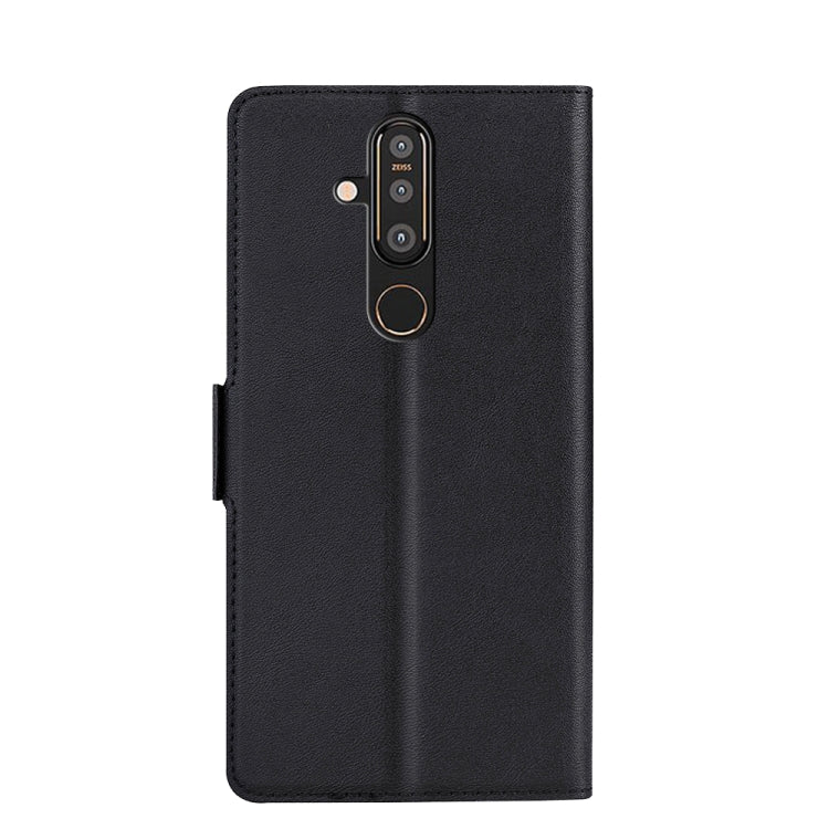 For Nokia 8.1 Plus / X71 Ultra-thin Voltage Side Buckle PU + TPU Leather Phone Case