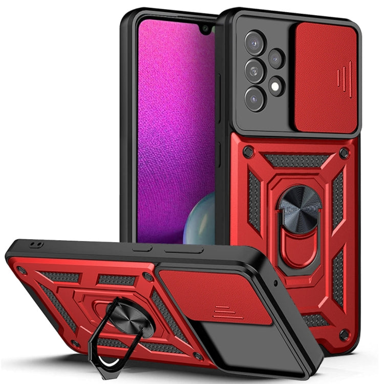 For Samsung Galaxy A33 5G Sliding Camera Cover Design TPU + PC Phone Case