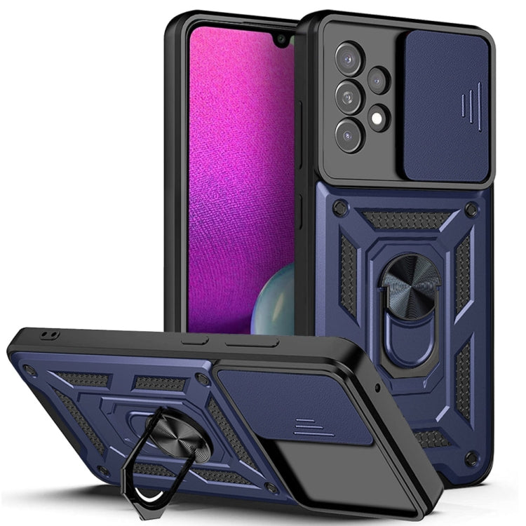 For Samsung Galaxy A33 5G Sliding Camera Cover Design TPU + PC Phone Case