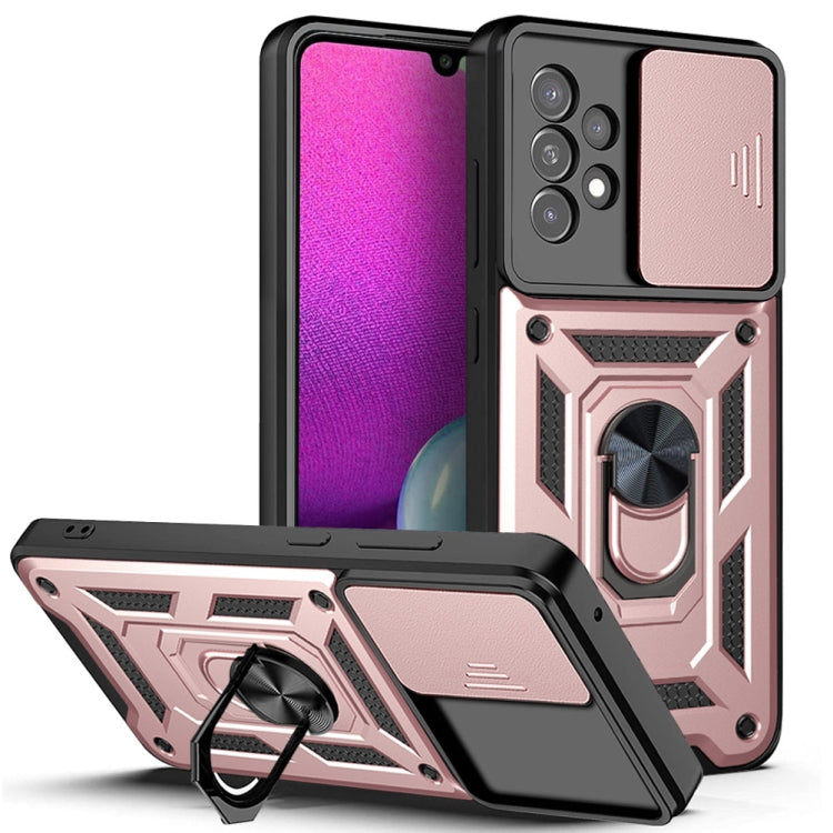 For Samsung Galaxy A33 5G Sliding Camera Cover Design TPU + PC Phone Case
